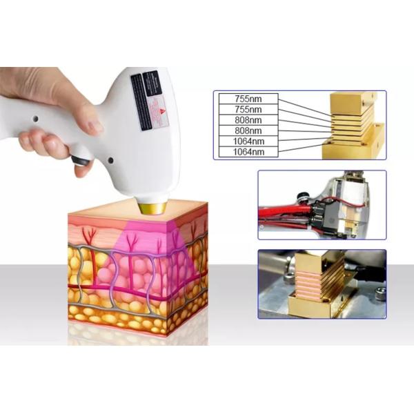 10,4 прибор красоты подмолаживания кожи машины 808nm удаления волос лазера диода дюйма