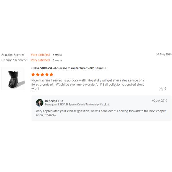 Машина фидера тенниса S4015 с рассекателем шарика экрана LCD двойным