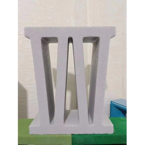 Very lightweight Foamed Ceramic Hollow Brick Facade Panels Wall Block