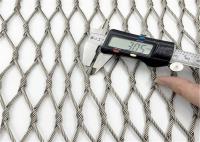 Diamond Hole 7 de x corde Mesh For Zoo Fence d'acier inoxydable 19 1.5MM