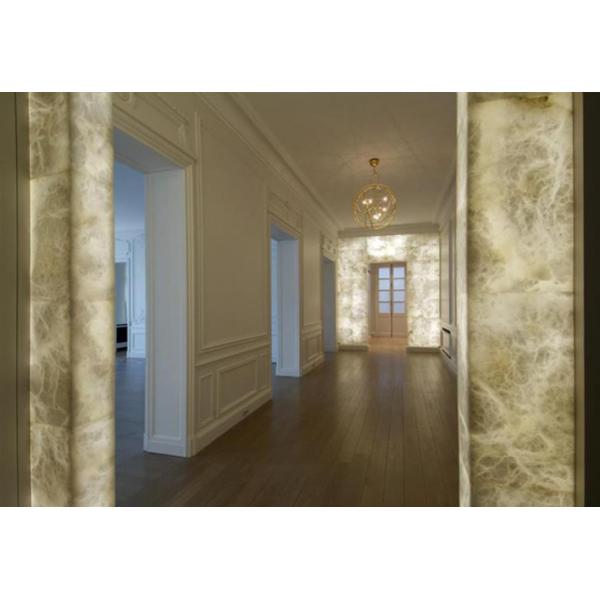 3-10mm Light Blue Stone Texture PMMA Acrylic Plastic Sheet Office Hotel Decor