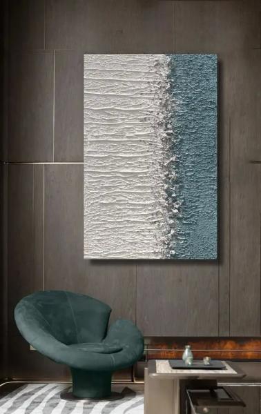 Home Living Room Decor Painting 3d Abstract Canvas Oil Painting with Customized Size Accepted Relief Wall Painting