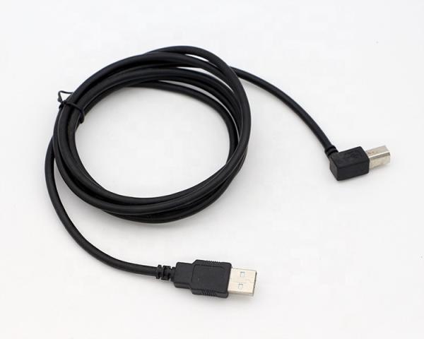 High Quality 90 Degree Right Angle USB B Male to USB A male Extension Printer Cable