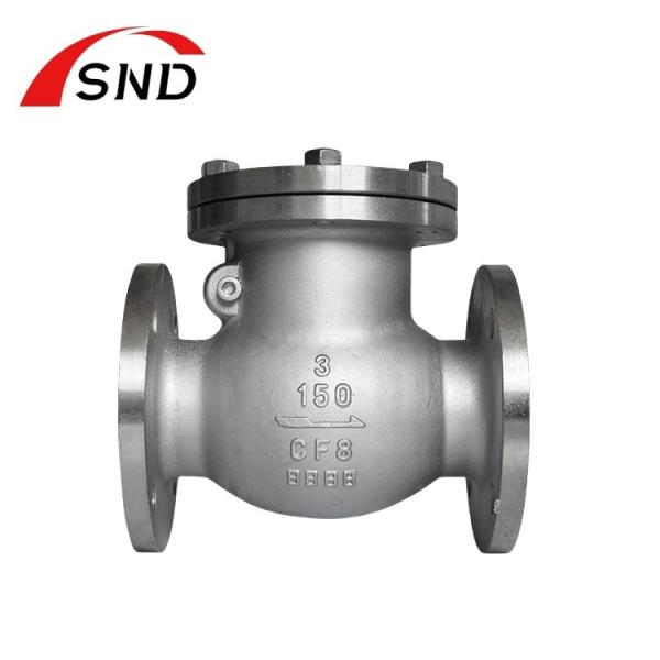 Stainless Steel DN150 Check Valve OEM 2500LB Pressure Flanged Valve