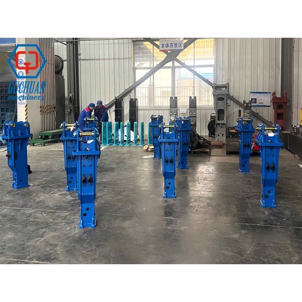 Boîte outil de type 53 diamètre fractionneur hydraulique marteau de roche pour mini-excavatrice