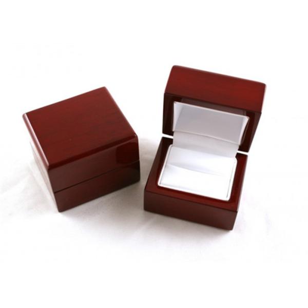 Brown Small Empty Gift Boxes Case , Custom Logo Color Travel Jewelry Box