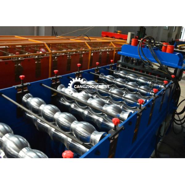 Le PLC en acier de toit de W1000mm a glacé le petit pain de tuile formant la machine