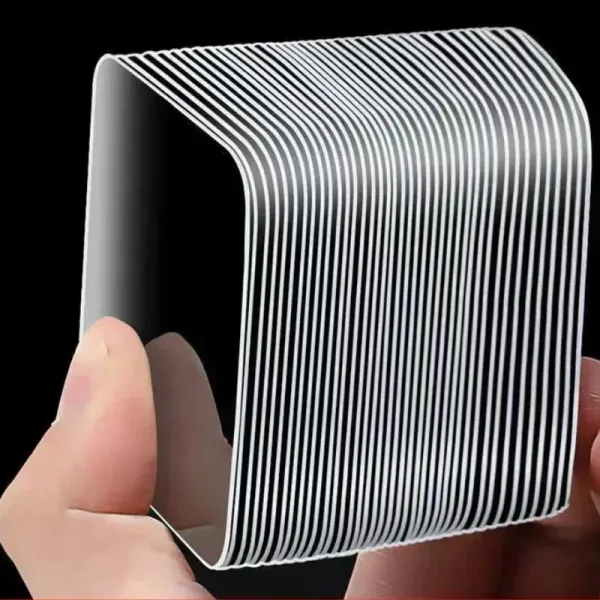Kitchen Bathroom Wall Hooks Storage Nail-Free Adhesive Sticky Nano Pads Double Sided 10mm Width PVC Pressure Sensitive Acrylic