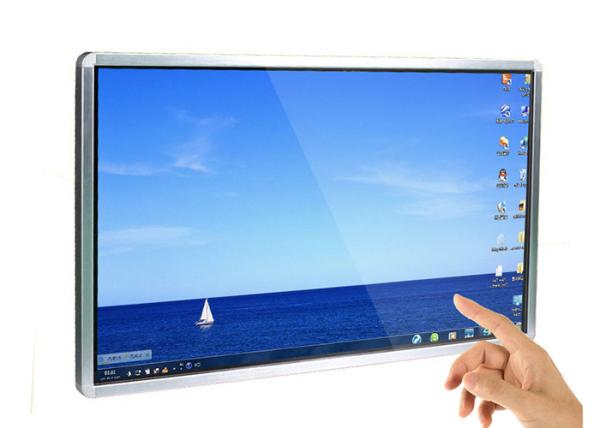 Restaurant Touch Screen Digital Signage 4GB RAM High Contrast 500nits Brightness