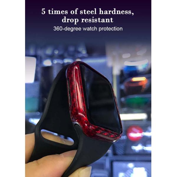 Ультра тонкий случай дозора волокна 44mm 40mm Яблоко углерода