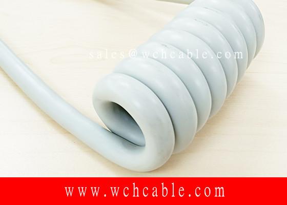 Long Flex Life Low Voltage PVC Spiral Cable Sheath Polyurethane PUR UL758 / UL1581