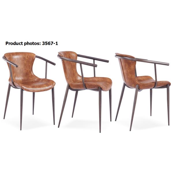 Minimalist Design 8.65KG 71cm Ergonomic Arm Chair