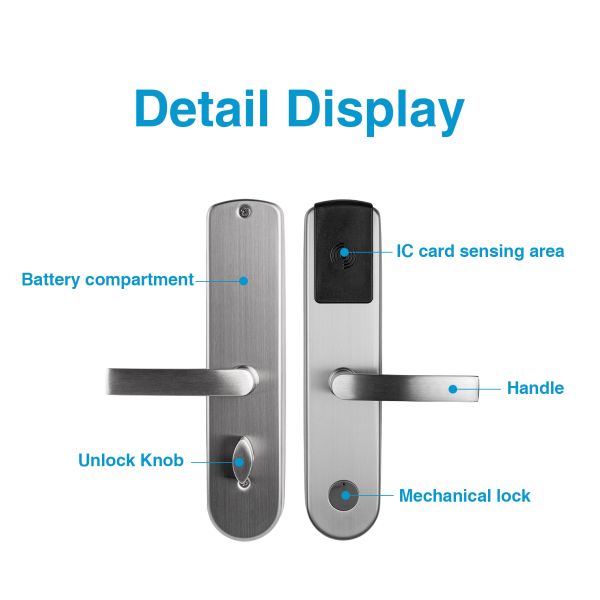 High Quality  DIY Accepted Security Lock Fire Protection With Hotel Management System Hotel Lock System With Power Sellers