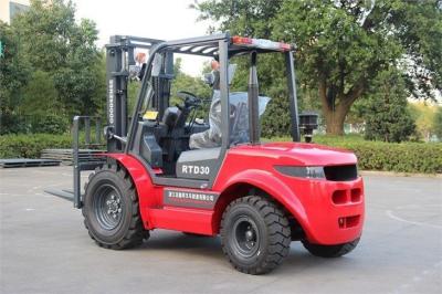 Strong And Compact  3.5 Ton 2wd Rough Terrain Forklift For Moving And Transporting Heavy Loads Through Tough