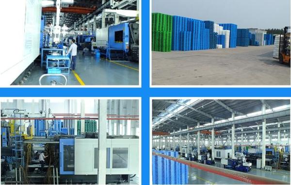 Light weight one time plastic pallets for transport and storage, Heavy duty cross bottom plastic pallet with 6 runners