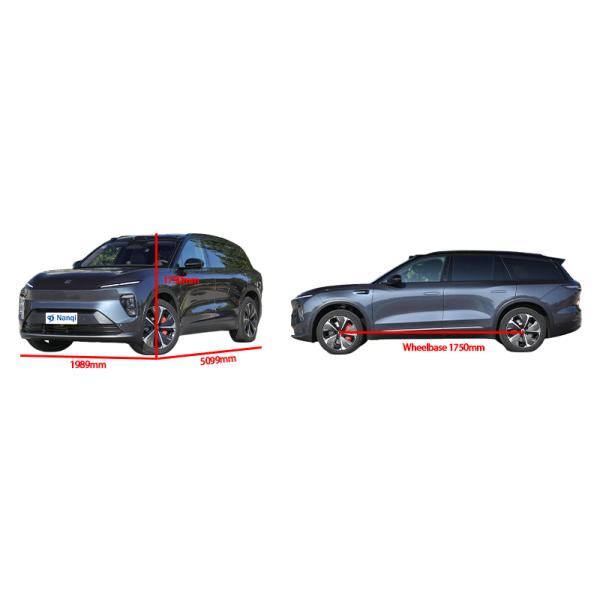 Быстрый скоростной NIO ES8 электрический внедорожник с большим 12,8 