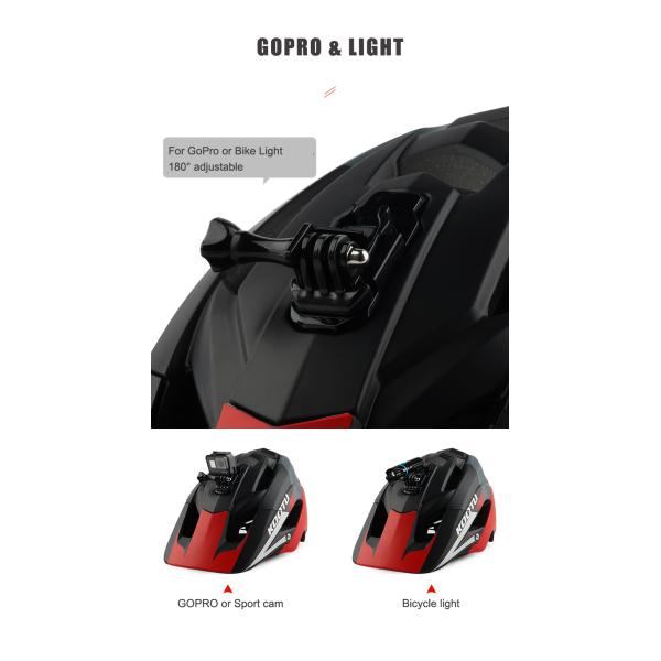 Breathable MTB Mountain Bike Helmet 415g EPS Material 8-15 Air Vents