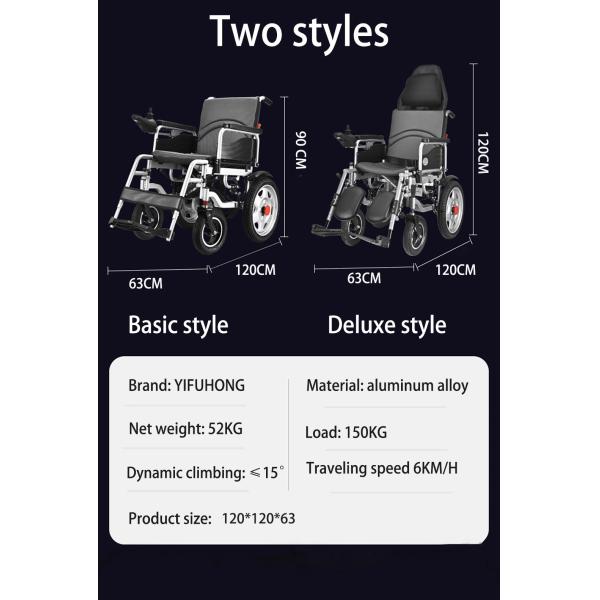 Electric Wheelchair Foldable Disabled Elderly Intelligent Automatic Four Wheeled Elderly Mobility Scooter