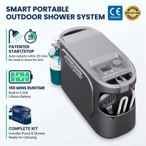 Off Grid Shower Mobile Gas Water Heater Portable RV Tankless Propane Geyser For