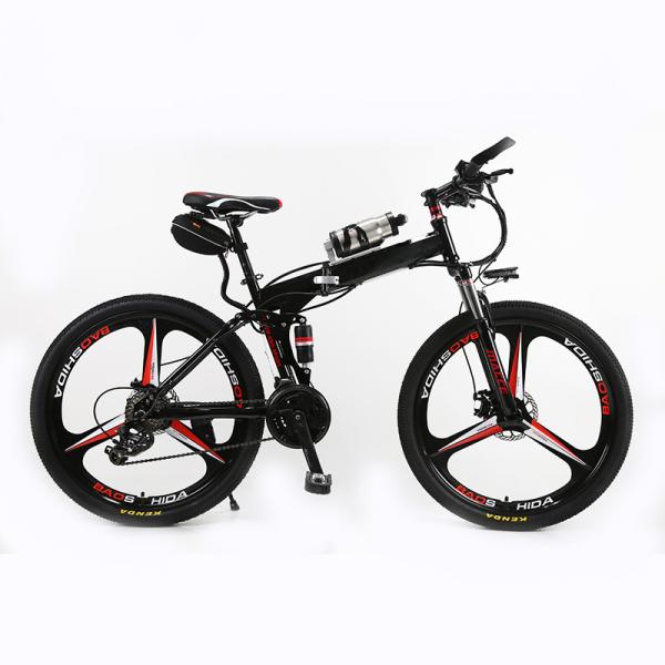 1000W 48V Chopper Electric Folding Mountain Bike Max Speed 50km/h