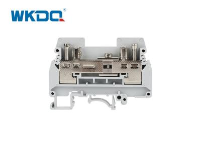 Calibre de diâmetro de fios alto da segurança 20-8 do conector do bloco de terminais do parafuso de Phoenix do trilho do ruído de JURTK/S