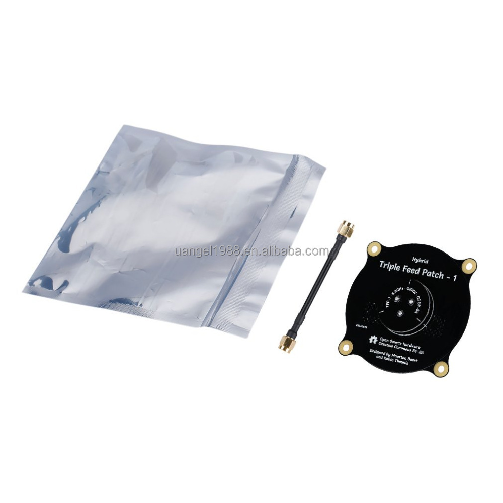 5.8Ghz Triple Feed Patch Antenna SMA Directional Circularly Polarized