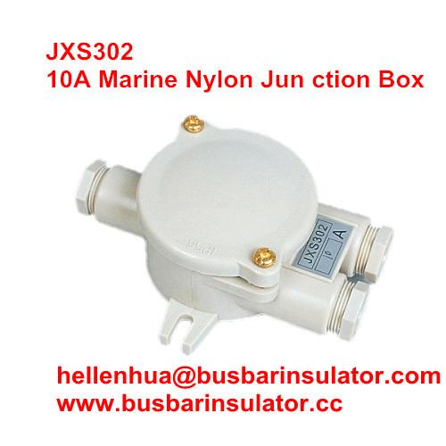 10A marine nylon waterproof junction box JXS202 1150/FS water-tight terminal box