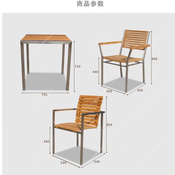 Outdoor Restaurant Furniture Sets with Waterproof Aluminium Material and Luxury Design