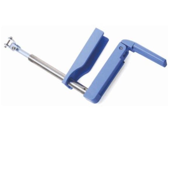 ABS物質的な手動クランクの青い不安定なハンドルの病院の付属品