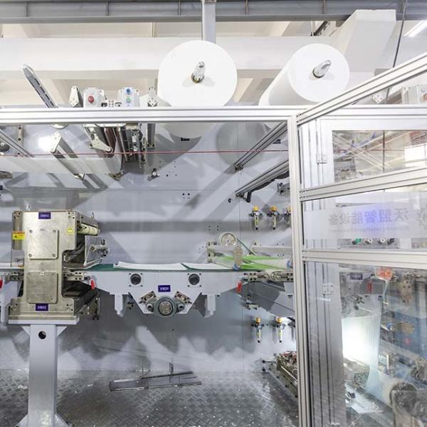 Advanced Customized 350m/min Under Pad Mattress Production Line with Oversea Service