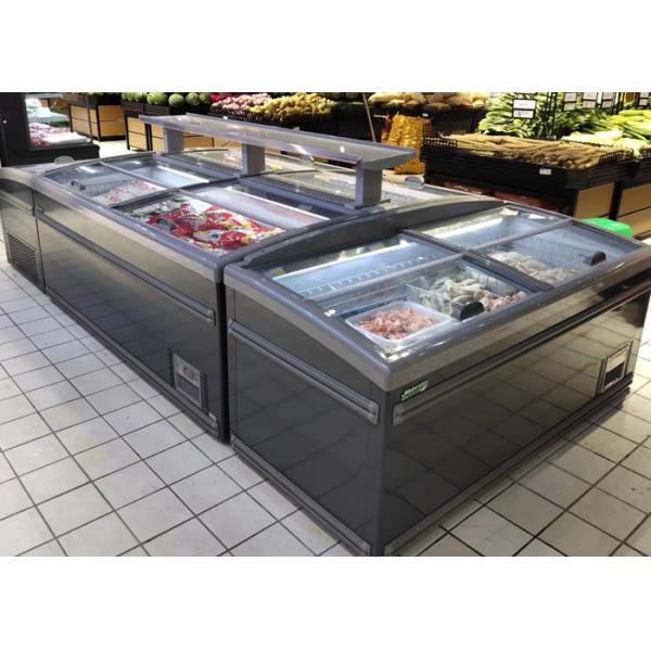 Оборудование холодильника раздвижной двери замораживателя дисплея острова цыплен