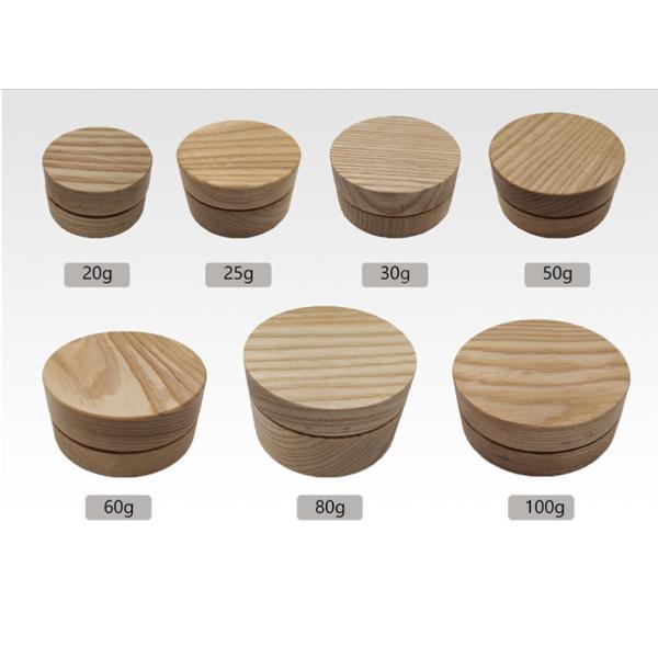 Customized Logo Biodegradable Bamboo Cosmetic Jar for Empty Jars Eco-Friendly Design