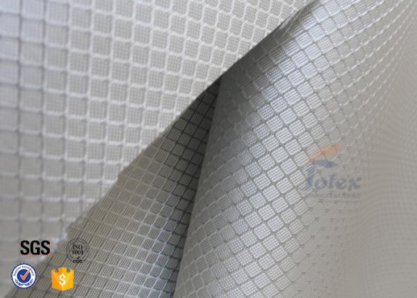 220g Silver Plated Aluminized Fiberglass Cloth Fabric For Surface Decoration
