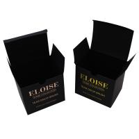 Matte Black And Rose Gold melhor embalagem cosmética Caixa de papel para escova de maquiagem