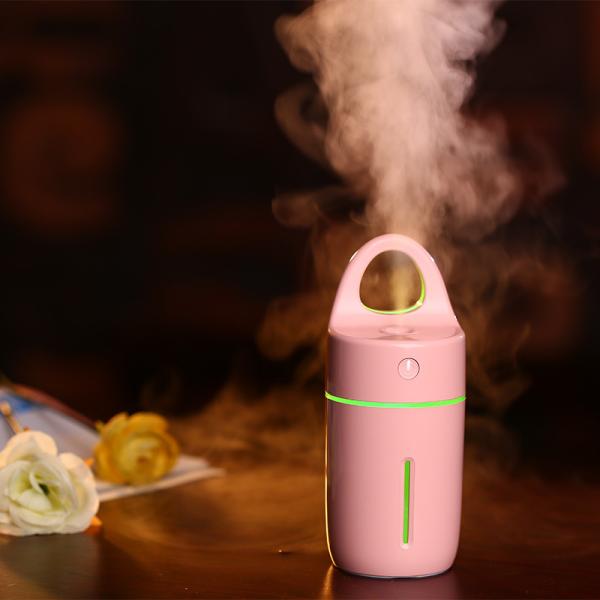 LED Night light Portable Air Humidifier for Car and Home Oil Aroma Diffuser Humidifier Sprayer GK-X6