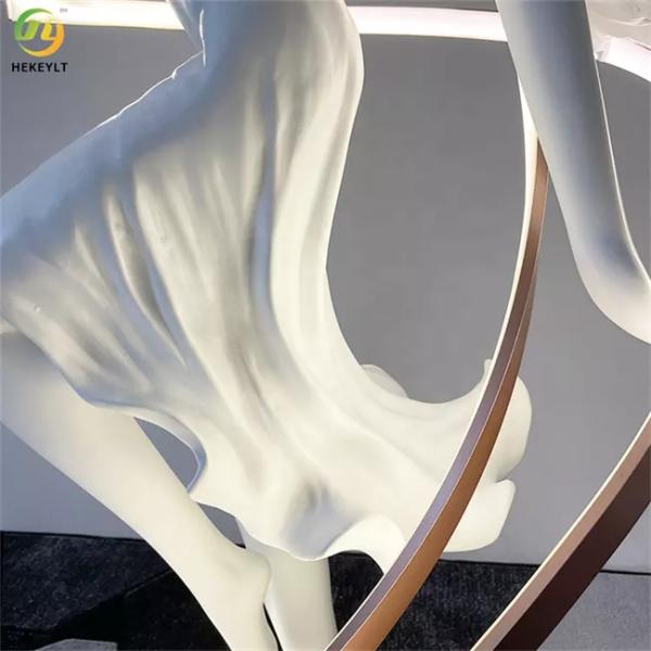 Положение нордической роскошной новизны скульптуры искусства дизайнерское привело лампы пола