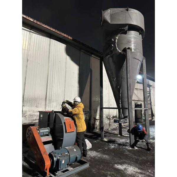 Industrial Cyclone Separator Dust Collector for Coal Dust in Mongolia Manufacturing Plant