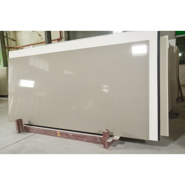 Камень кварца имитации 30MM гранита сероватый проектированный для Bathroom