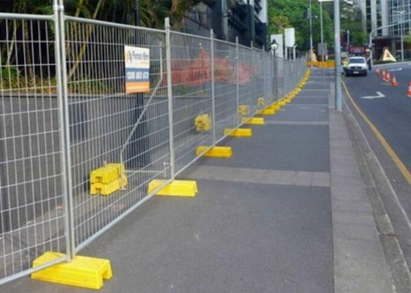 Security Galvanized Temporary Construction Fence Panels For Isolation