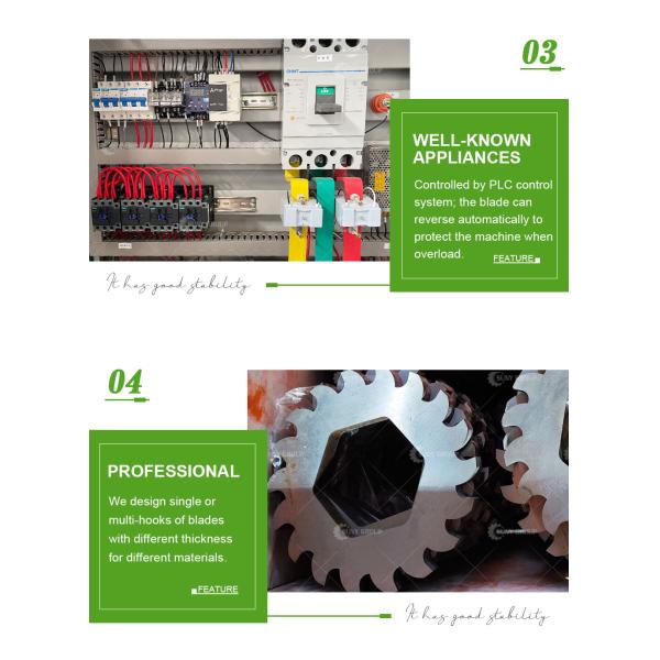 3300 кг вес двойной валы дробилка для вертикального металлолома стальной металлолома