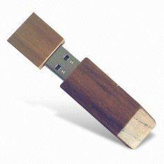 Memoria USB de madera AT-101O de la forma cuadrada