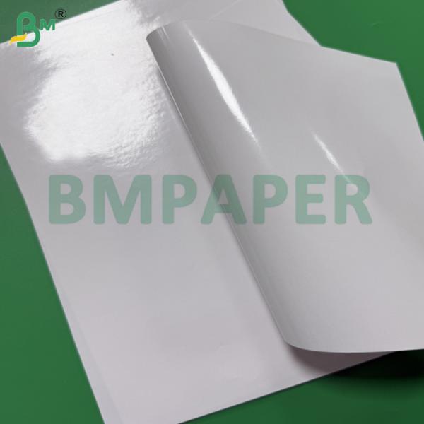 100 g + 20 g de papel de revestimiento brillante de PE C1S papel laminado 1 hoja lateral 70x100cm