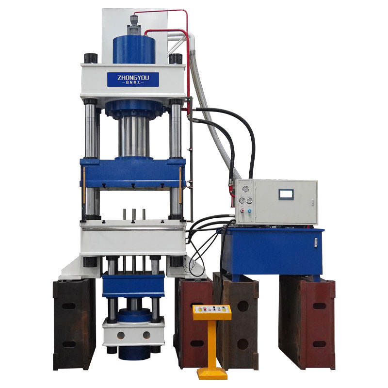 315 Ton Four-column Three-beam Hydraulic Press YQ32 PP PE PVC Plastic Basin Moulding Machine