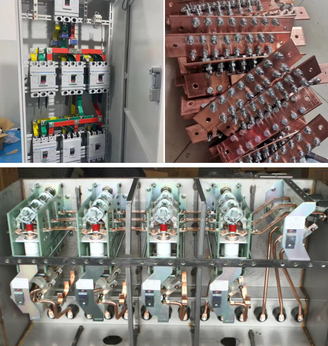 3.5x50mm Copper Busbar T2 Grade High Conductivity Bar For Electrical Power Distribution Equipment