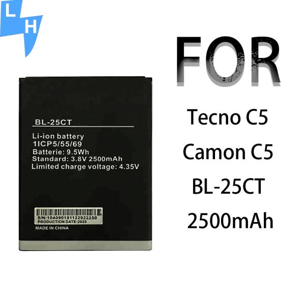 Обновить свой Tecno C5 с 2050mAh BL-25CT Заменяемая батарея черный
