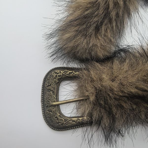 Plush belt, women's decorative belt, soft, fluffy, warm, retro, sweater accessory, wide belt, unique design, coat embellishment