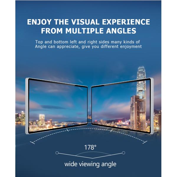 55inch Lcd установленный стеной рекламируя монитор дисплея крытое 250cd/M2