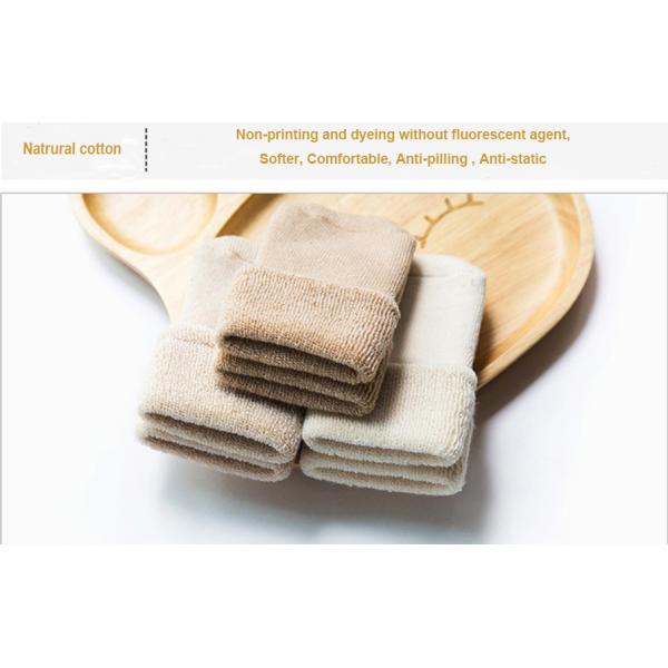 Newborn infant winter baby socks thick and warm organic cotton baby socks