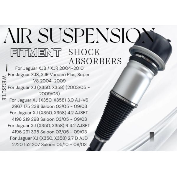 Best Replacement Rear Air Suspension Shock Absorber for Jaguar XJ X350 OEM C2C25694