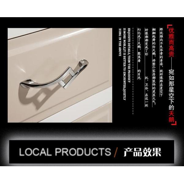 PVC bathroom cabinet / bathroom vanity / with mirror for bathroom